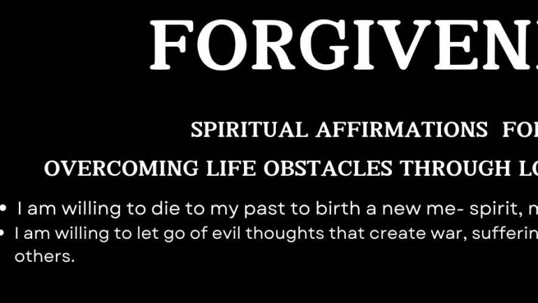 Forgiveness – The Spiritual, Emotional and Mental Benefits Of Forgiveness