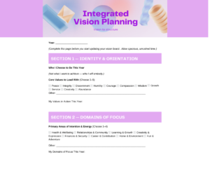 Sara Inner Healing 4-300x251 Integrated Life Vision Board System TEMPLATE