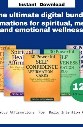 Digital  Affirmation Cards  Bundle 