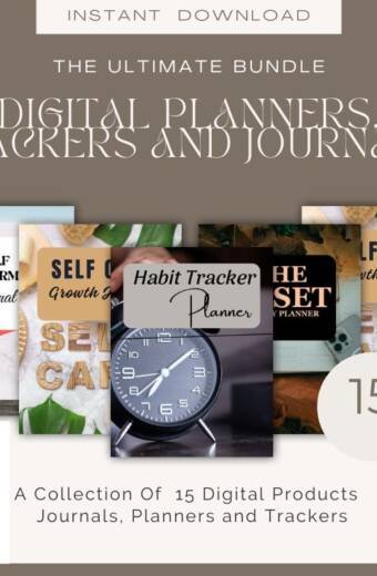 Ultimate Digital Mindset  Planner and Journal  Bundle